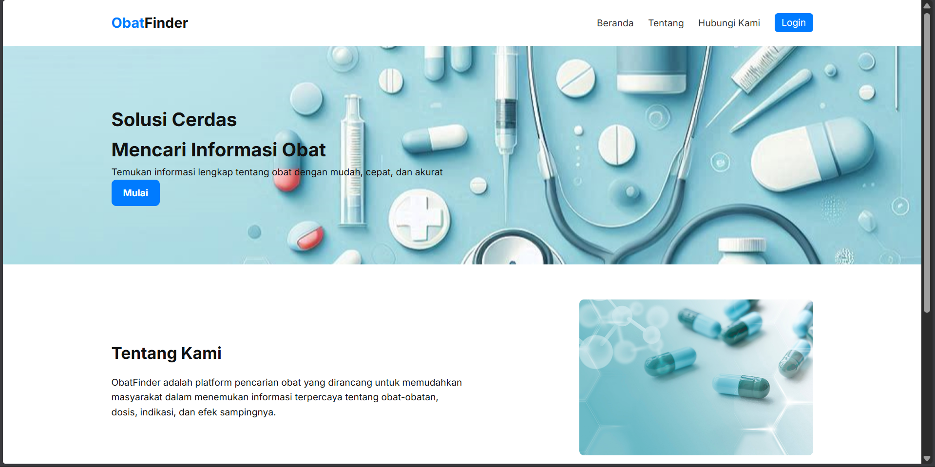 ObatFinder - Platform Pencarian Obat